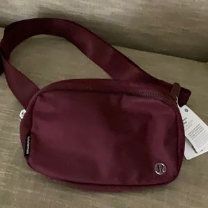 NWT Lululemon Everywhere Belt Bag in Red Merlot.  SOLD OUT ONLINE!